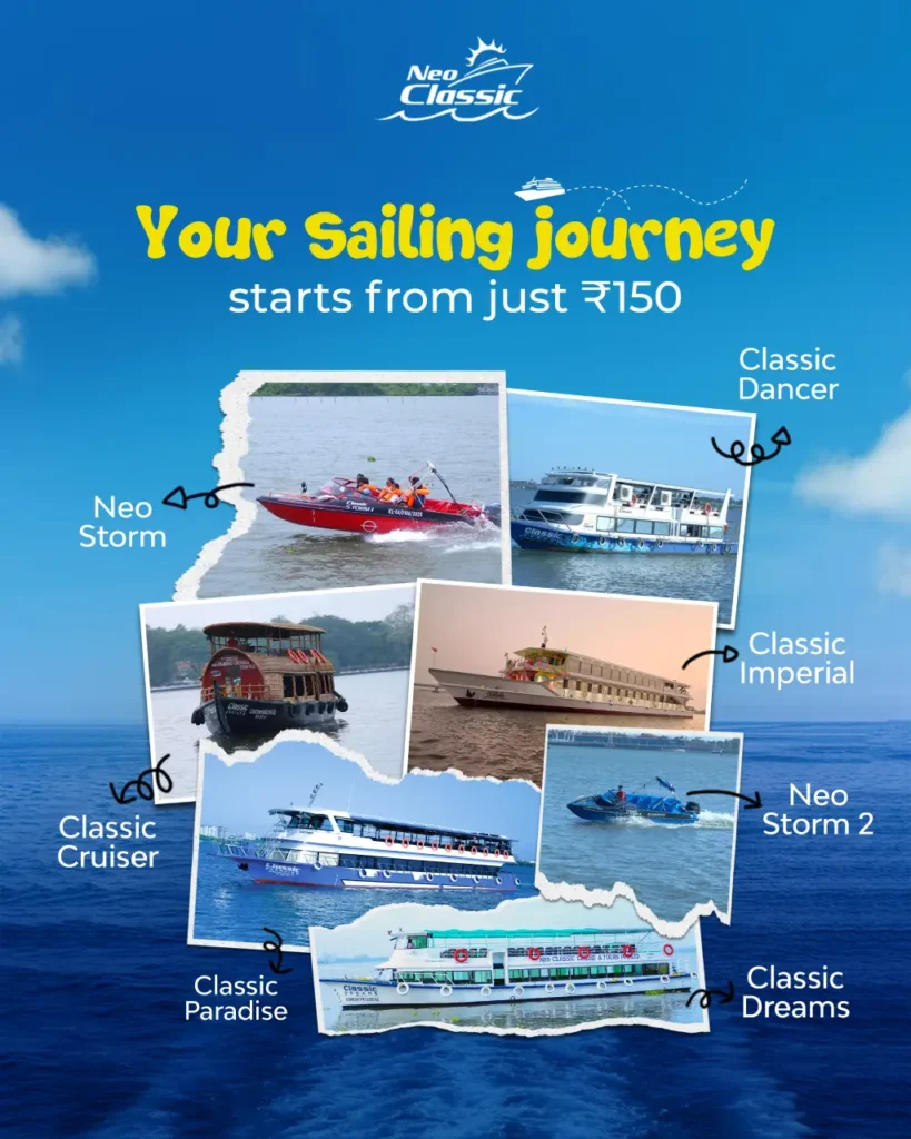 Sail Through Kochi in Style — Cruises Starting at ₹150